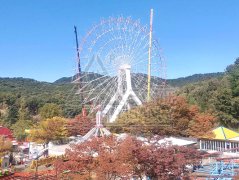 50m ferris wheel installation in South Korea